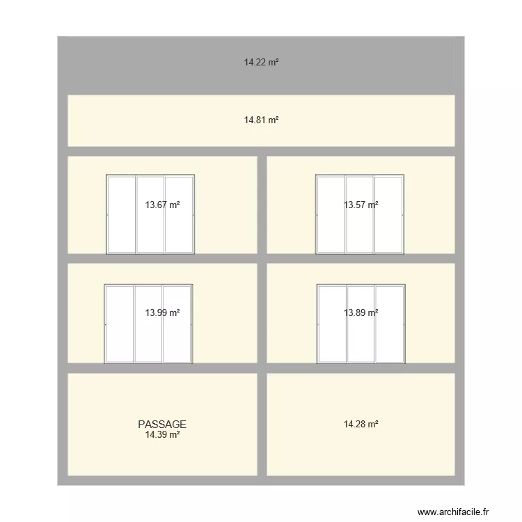 RACINE FACADE SUD VERSION2. Plan de 
