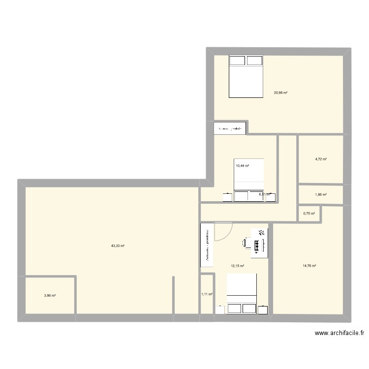 belin v3. Plan de 0 pièce et 0 m2