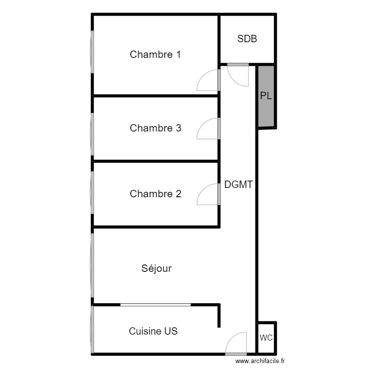 MAKANIII. Plan de 7 pièces et 283 m2