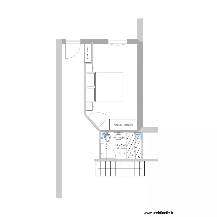R&eacute;am&eacute;nagement PLAN RDC Maison de Chartres. Plan de 