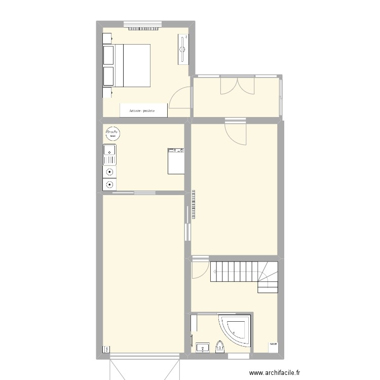 Maison Conflans. Plan de 0 pièce et 0 m2