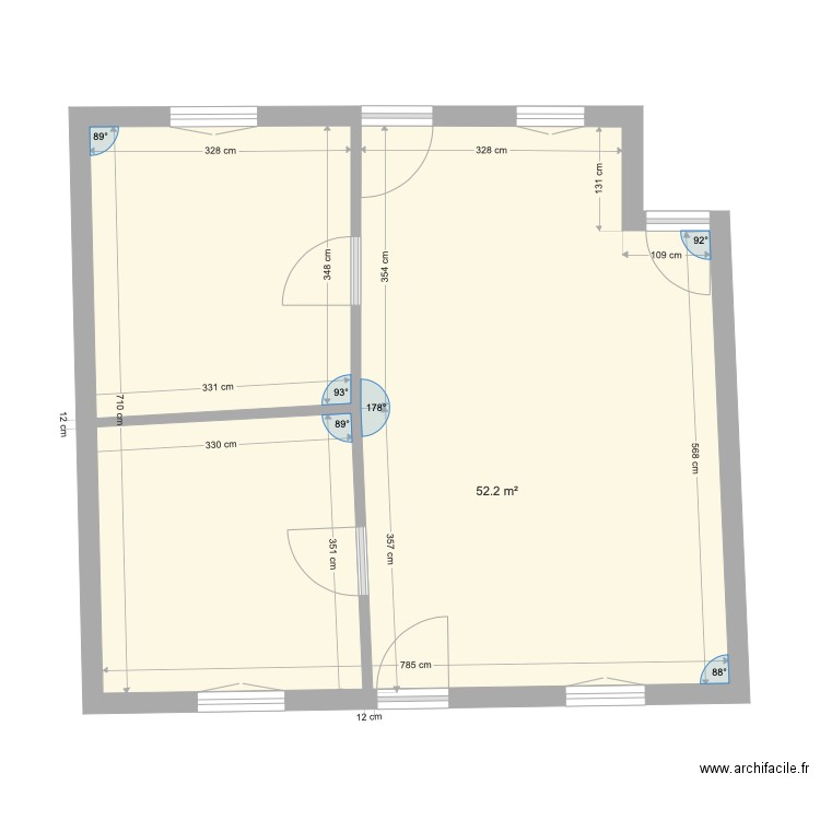 RAPHY. Plan de 0 pièce et 0 m2