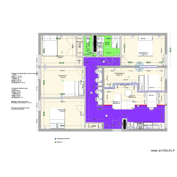 818 GRANDE DELLE. Plan de 13 pièces et 91 m2