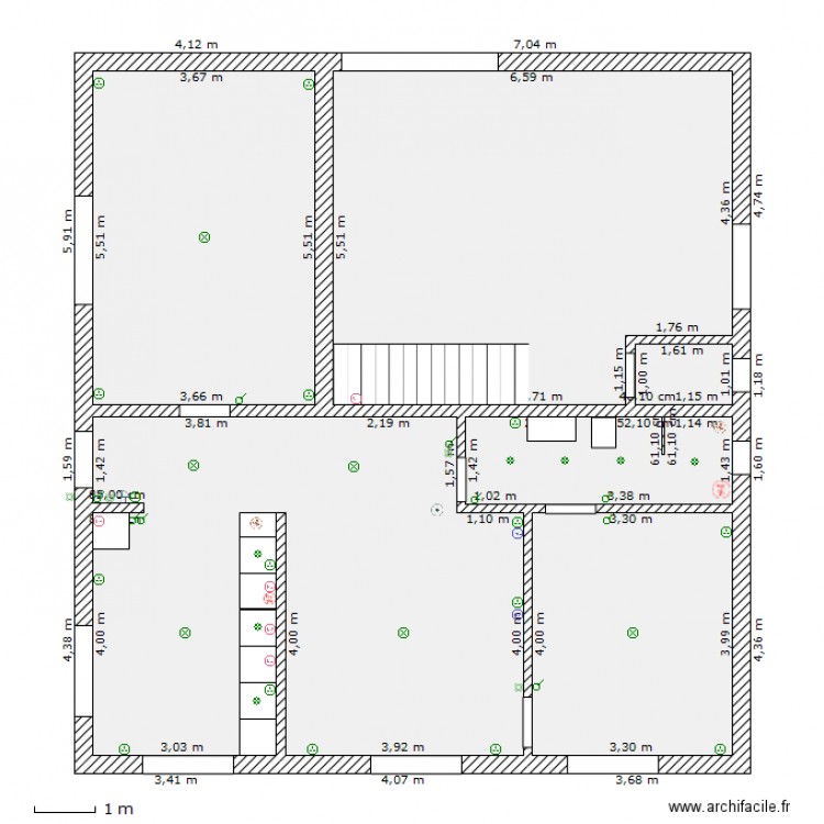 Mariusz Rez de Chaussez Cotes. Plan de 0 pièce et 0 m2