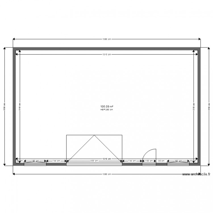 HANGAR 2. Plan de 0 pièce et 0 m2