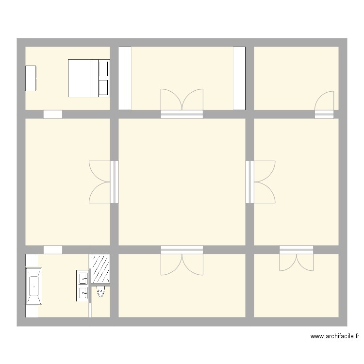 Scrawelle Rez1 Master. Plan de 0 pièce et 0 m2