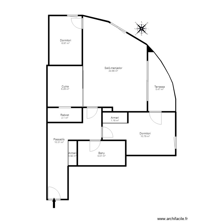 ED GREEN 1 D LA CORTINADA ORDINO. Plan de 0 pièce et 0 m2