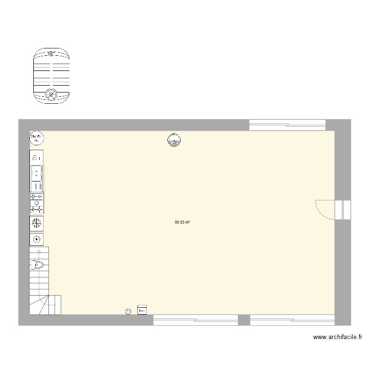 la grange. Plan de 0 pièce et 0 m2