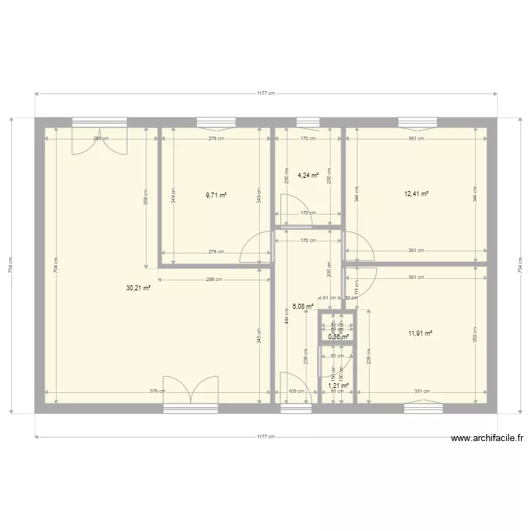 ALOZY plan de base maison. Plan de 
