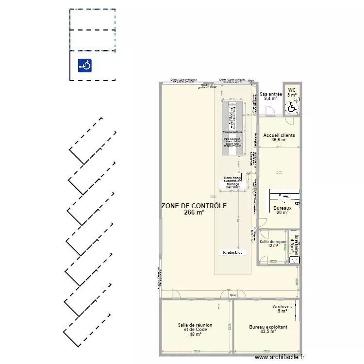 CCT VL CONTROLE TREMOULET ALES. Plan de 