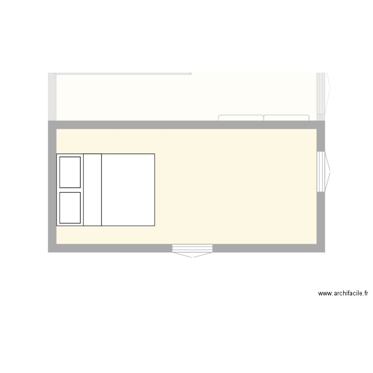 Projet dépendance . Plan de 0 pièce et 0 m2