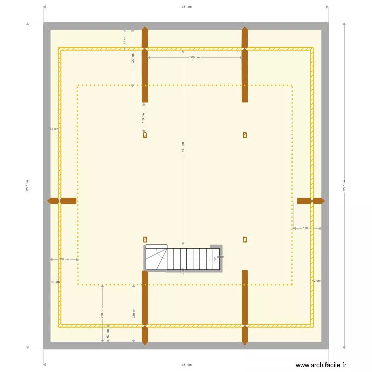 HAUT_V1_Cotes. Plan de 