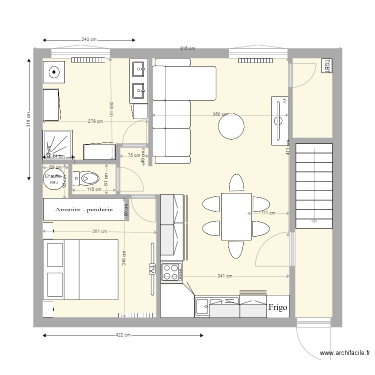  SCI des Amours1. Plan de 0 pièce et 0 m2