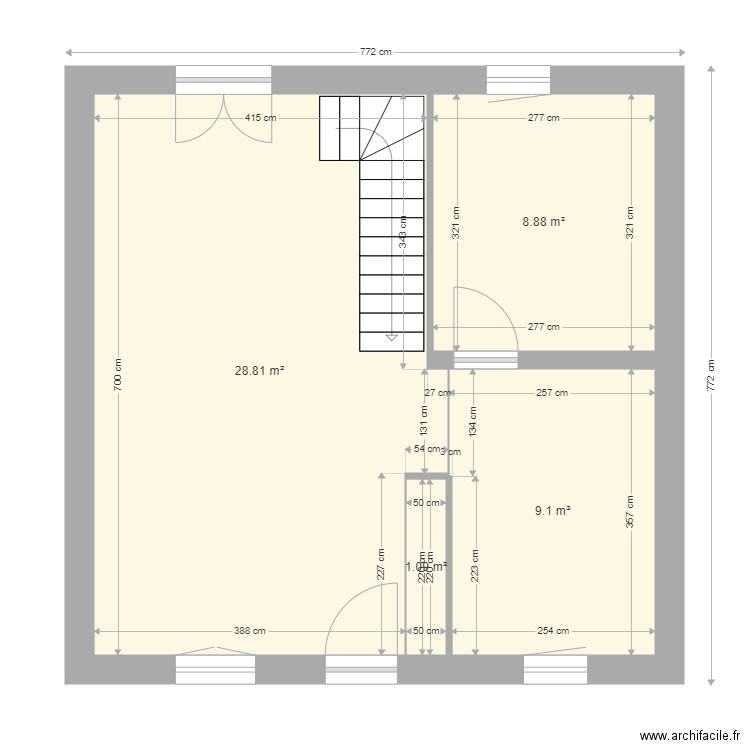 Mairie de Cinqueux RDC. Plan de 0 pièce et 0 m2