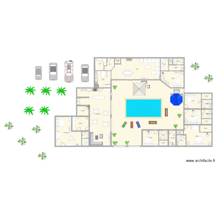 ch hote 3. Plan de 0 pièce et 0 m2