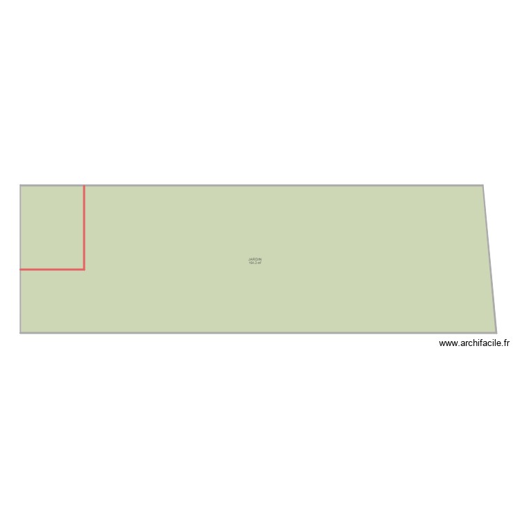 JARDIN. Plan de 0 pièce et 0 m2