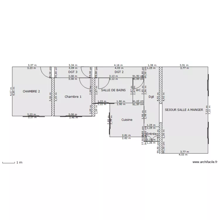 recamier. Plan de recamier. Plan de
