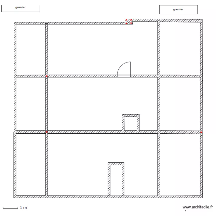 ETAGE SOUS COMBLE. Plan de 