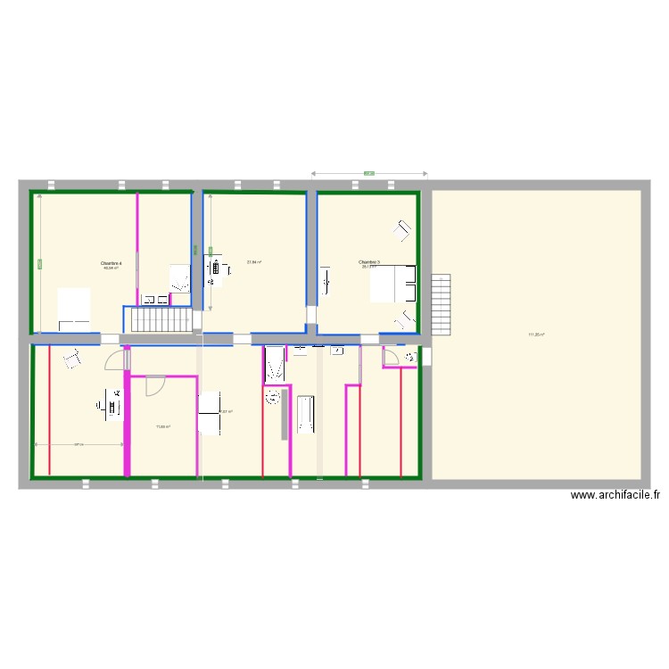 ETAGE1 V1. Plan de 0 pièce et 0 m2