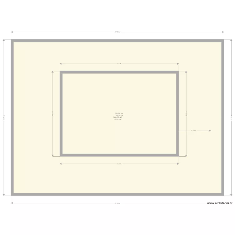 conteneur patio. Plan de 