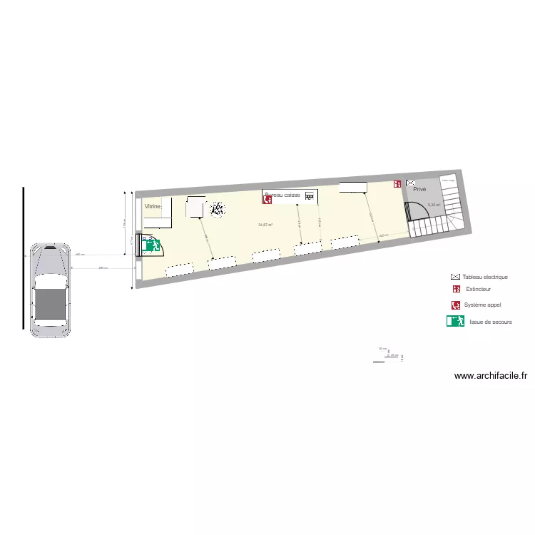 CURIEUX BAZAR SSI. Plan de 