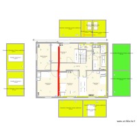 Agrandissement DSFA 1er etage Cloisons internes et périphériques v6 avec électricité