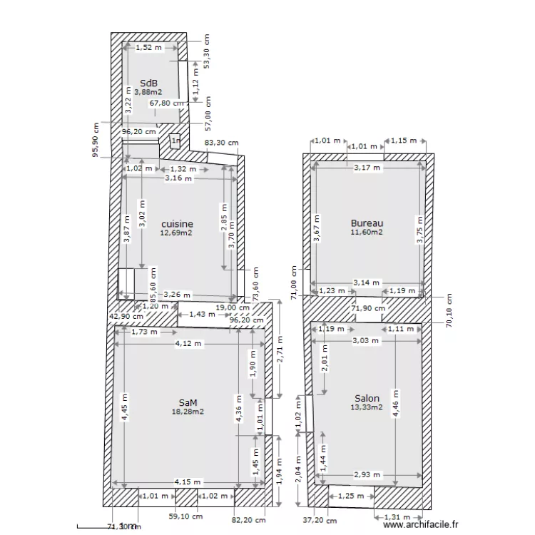 RdC_placo_15. Plan de RdC_placo_15. Plan de