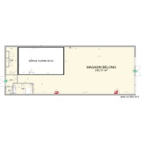 Plan 2D CDC Magasin BELONG V2 vide