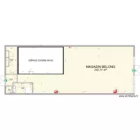 Plan 2D CDC Magasin BELONG V2 vide