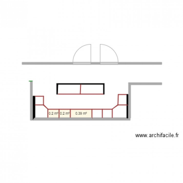 dressing couloir. Plan de 0 pièce et 0 m2
