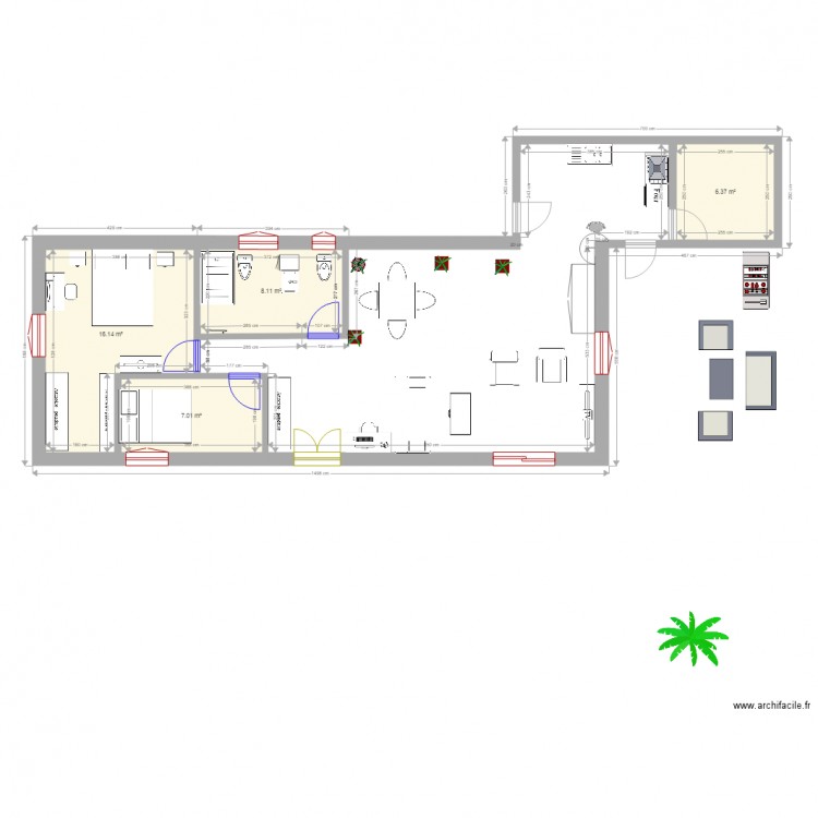 villa delle rose 2. Plan de 0 pièce et 0 m2