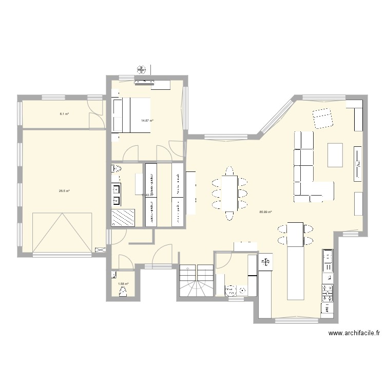 projet villa RL. Plan de 0 pièce et 0 m2