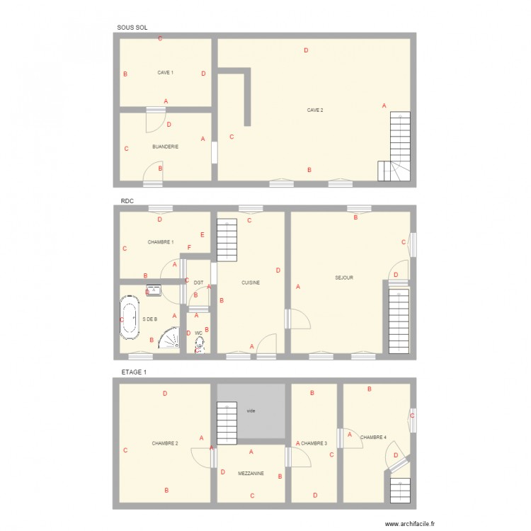 CORNELL. Plan de 0 pièce et 0 m2