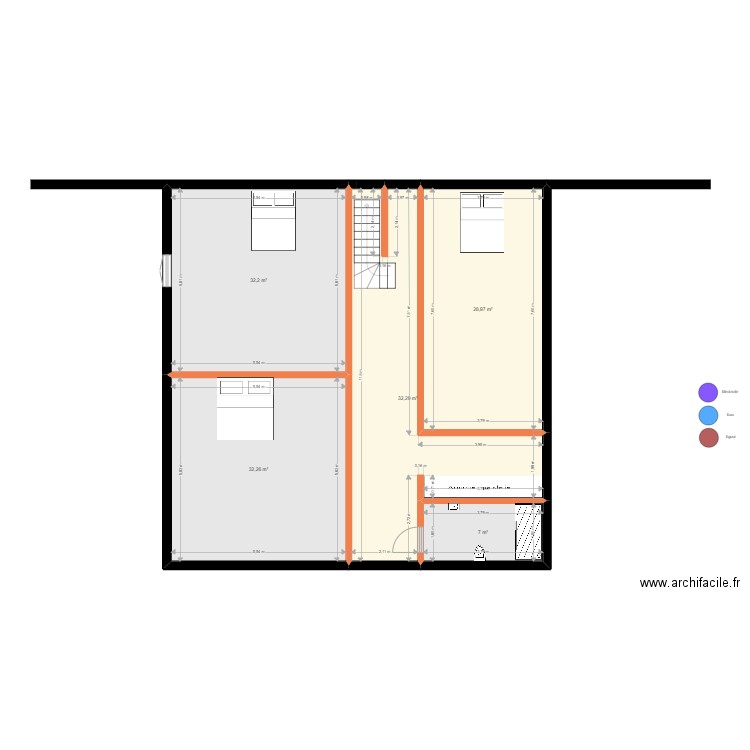 plein pied 13. Plan de 0 pièce et 0 m2