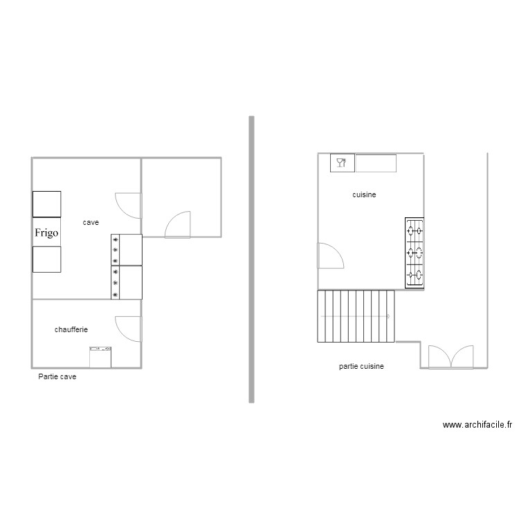 CAFE DE LA FONTAINE. Plan de 0 pièce et 0 m2