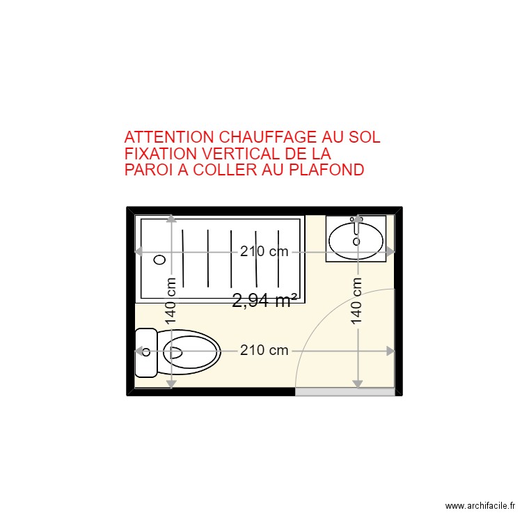 DRAIN ALISON . Plan de 0 pièce et 0 m2
