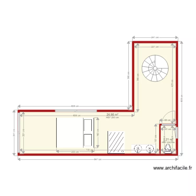 Maison Habitation ST CLAIR 2. Plan de 