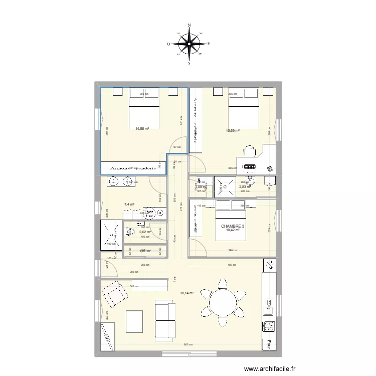 PROGET 5 90m. Plan de PROGET 5 90m. Plan de