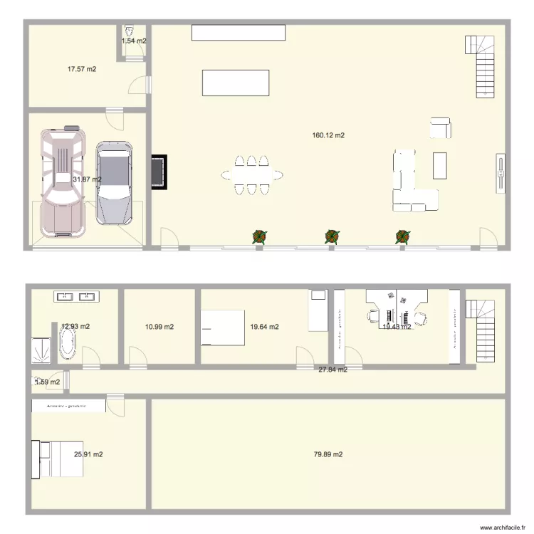 Loft Faches. Plan de 