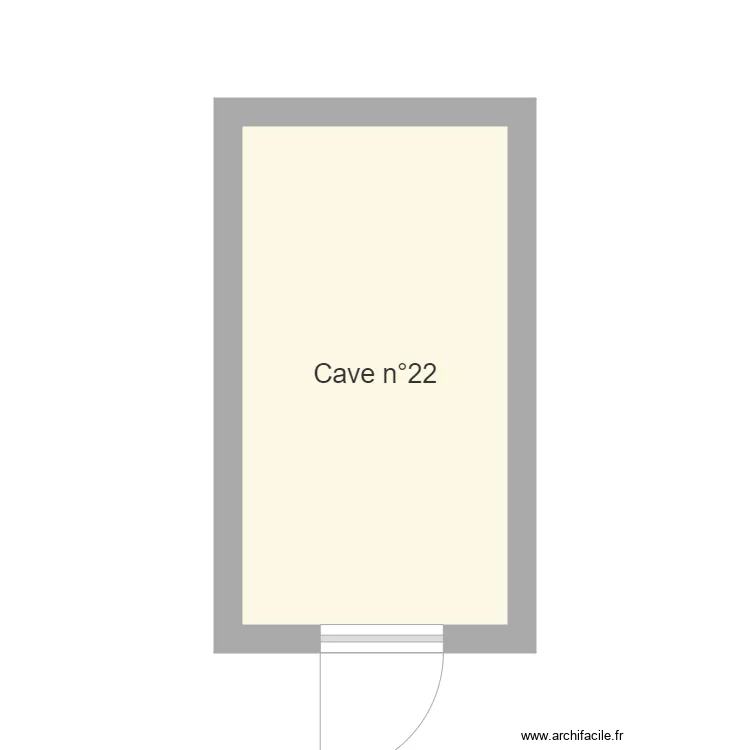 cave boutard. Plan de 