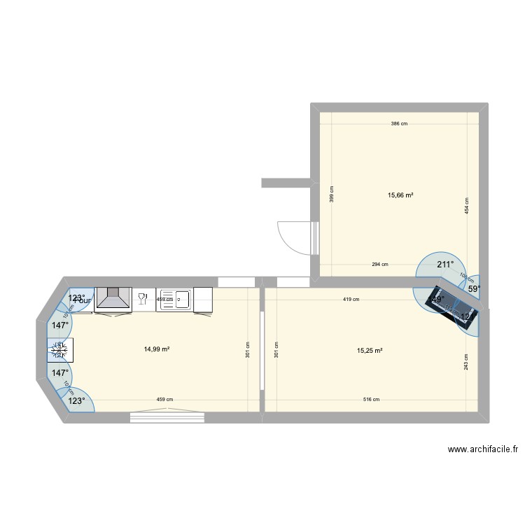 Projet Liberté. Plan de 0 pièce et 0 m2