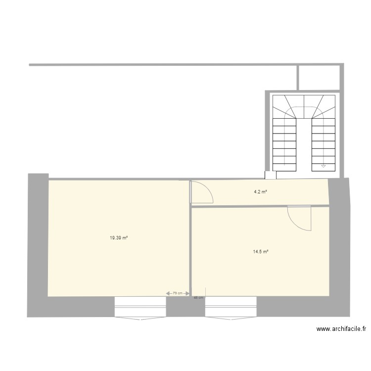 E1Montceyappart. Plan de 0 pièce et 0 m2