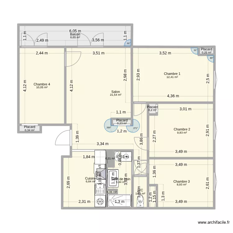 APPART. Plan de 15 et 82 m² APPART. Plan de 15 et 82 m²