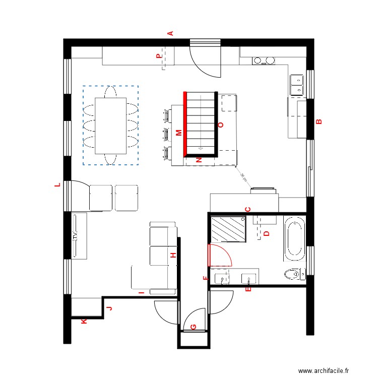 jl bouffard 1.2. Plan de 0 pièce et 0 m2