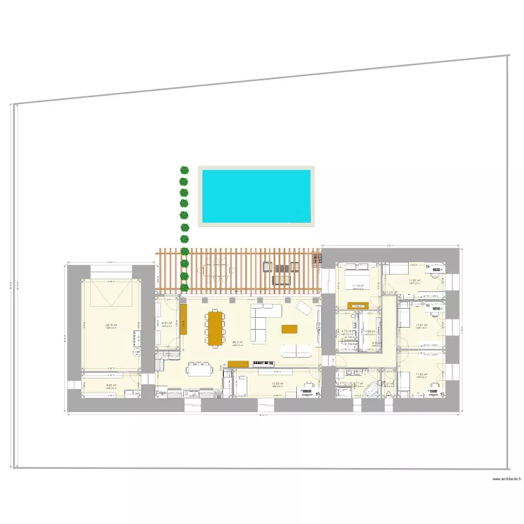 mazeau mur 100cm. Plan de mazeau mur 100cm. Plan de