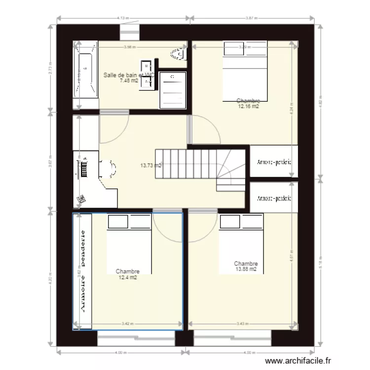 Groisy n0 15 ETAGE. Plan de 