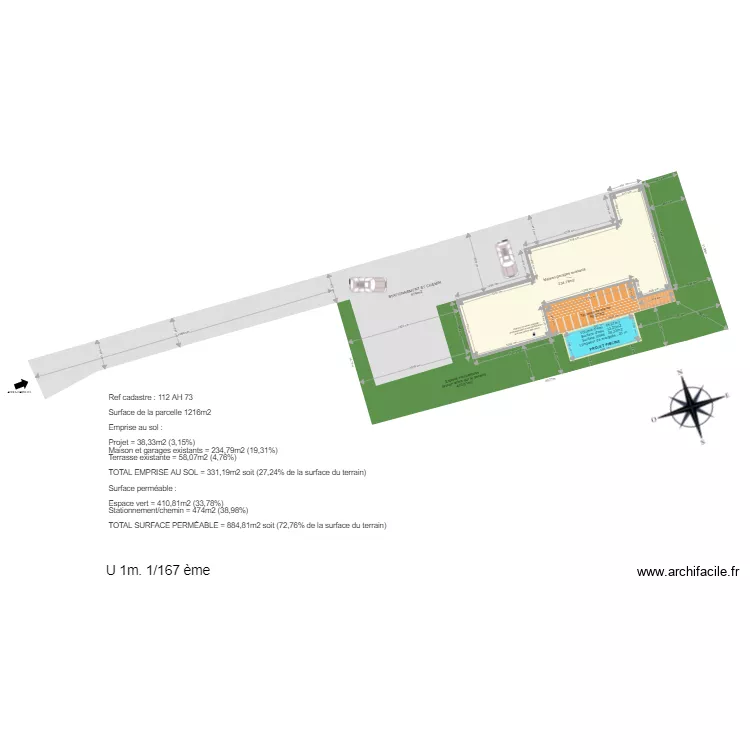 masse maison . Plan de 