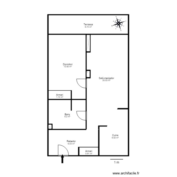 ELS VILARS ED 11 2 2 ESCALDES. Plan de 0 pièce et 0 m2