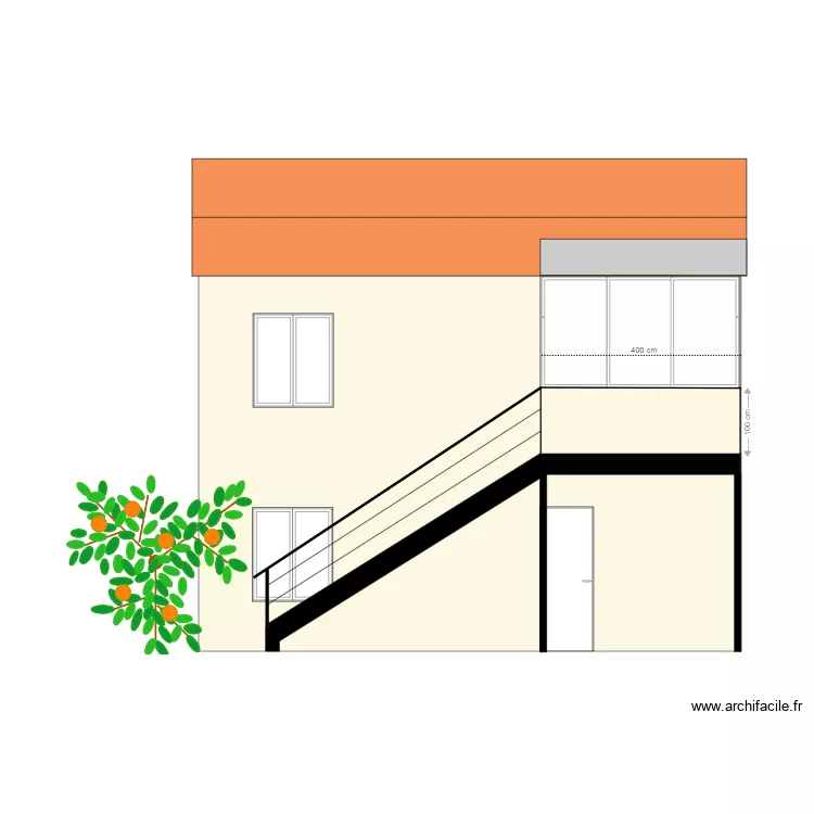 Adey Facade Sud 2A. Plan de 