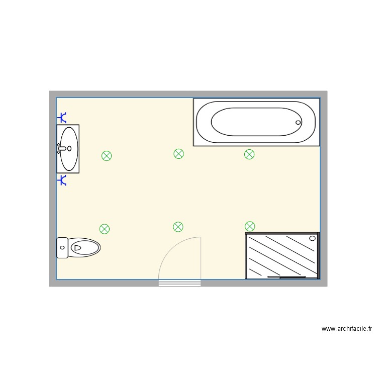 sdb. Plan de 0 pièce et 0 m2